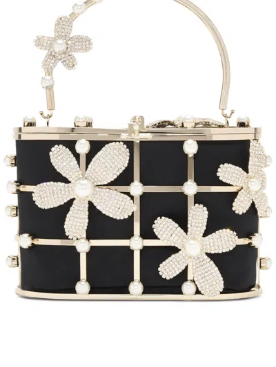 Rosantica Holli Delia Mini-tasche Mit Kunstperlen In Black