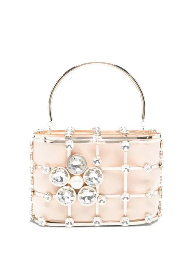 Rosantica Holli Matera Crystal-embellished Tote Bag In Pink