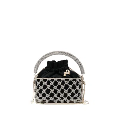 Rosantica Holli Nodi Crystal-embellished Bucket Bag In Multi