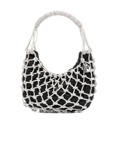 Rosantica Knotted Shoulder Bag In Black