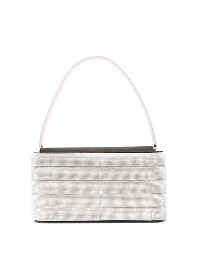 Rosantica Favilla Logo-pendant Clutch Bag In Silver