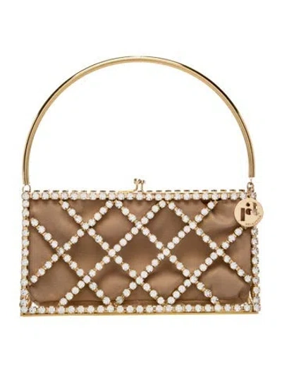 Pre-owned Rosantica Metal Evening Bag In Gold/metallic
