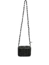 Rosantica Mini Shell Vertigo Cross Body Bag In Black