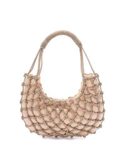 Rosantica `nodi` Handbag In Sand