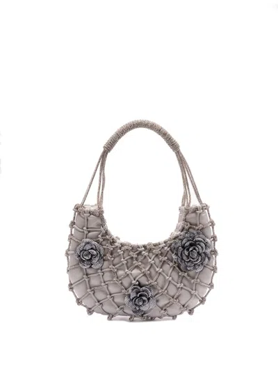 Rosantica `nodi Ninfa` Handbag In Gray
