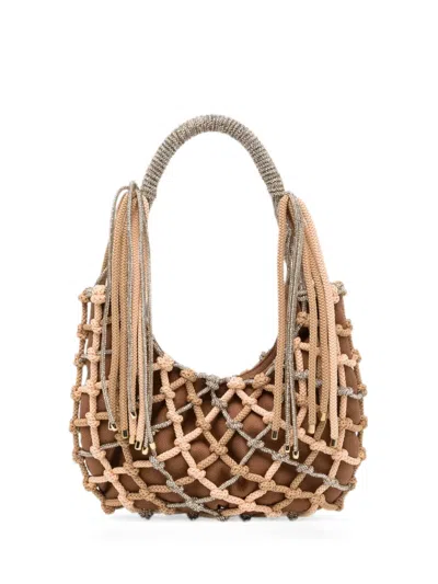 Rosantica Nodi Shoulder Bag In Brown