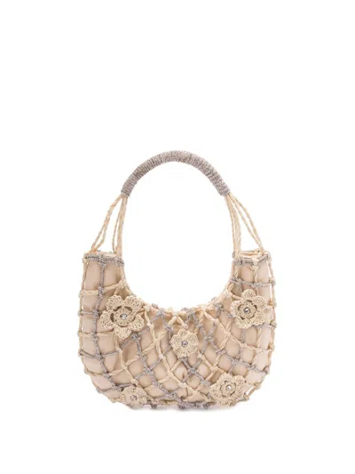 Rosantica `nodi Signorina` Handbag In Neutral