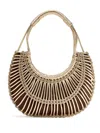 Rosantica Nodi Vertigo Clutch Bag In Gold