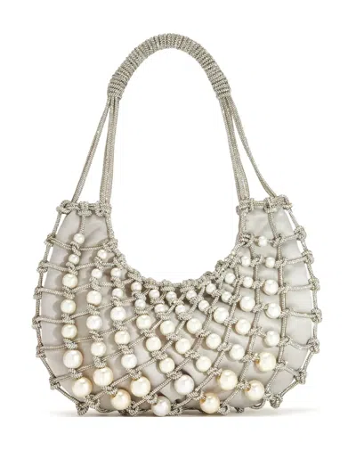 Rosantica Ostrica Nodi Shoulder Bag In Grey
