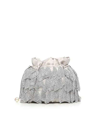 Rosantica Selene Frizz Bag In Silver
