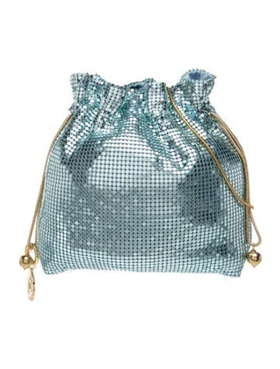 Pre-owned Rosantica Sequins Pouch In Blue
