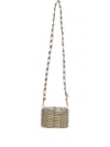Rosantica Shell Cross Body Bag In Gold