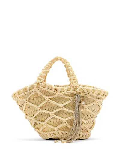 Rosantica Small Marea Cesta Tote Bag In Neutral