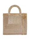 Rosantica Crystal-embellished Shoulder Bag In Gold