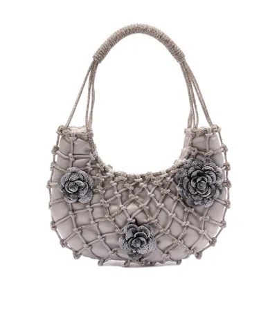 Rosantica Top Handle Handbag In Gray