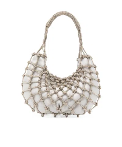 Rosantica Top Handle Handbag In Nude