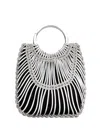 Rosantica Vertigo Rtt Clutch Bag In Grey