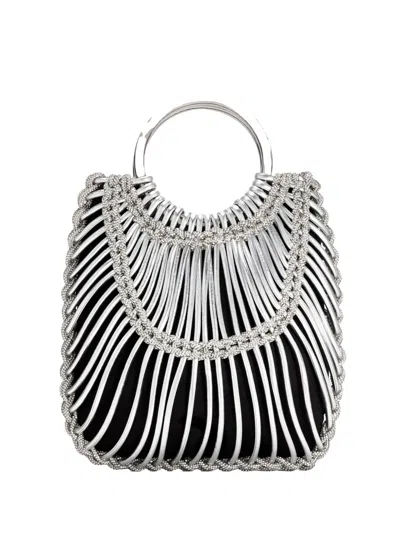 Rosantica Vertigo Rtt Clutch Bag In Grey
