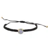 Rosaspina Firenze Women's Black / Grey Grey Opal Chaton Macramè Bracelet In Multi