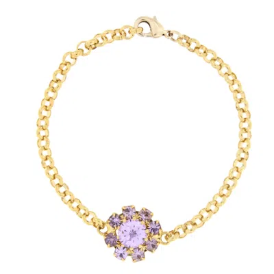 Rosaspina Firenze Women's Florentine Garden Violet Bracelet In Purple