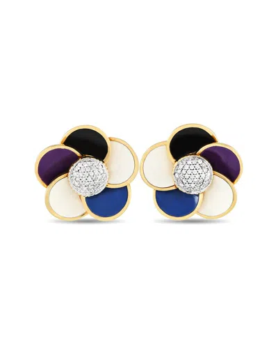 Rosato 18k Earring (authentic Pre-loved) In Multi