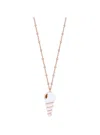 Rosato Necklace  Into The Blue Rzib07 In Gold