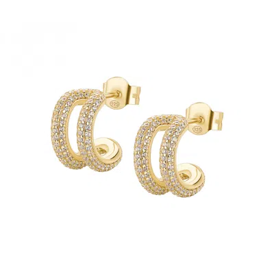 Rosato Silver Earrings Woman  White Rzbi73 In Yellow