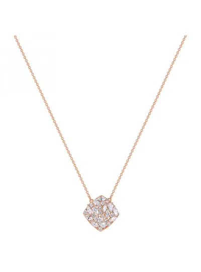 Rosato Women's Necklace  Gem Rzge08 In Pink