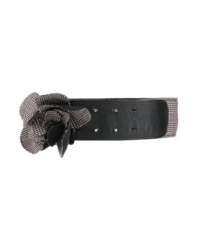 Rose A Pois Rosé A Pois Woman Belt Dark Brown Size Onesize Textile Fibers