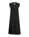 Rose A Pois Rosé A Pois Woman Midi Dress Black Size 10 Cotton, Elastane