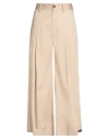Rose A Pois Rosé A Pois Woman Pants Beige Size 6 Cotton, Elastane