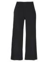 Rose A Pois Rosé A Pois Woman Pants Black Size 12 Polyester, Elastane