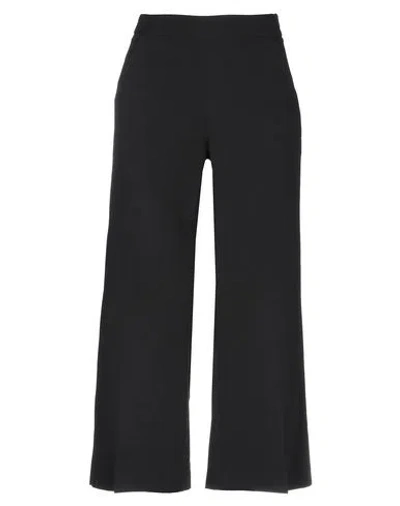 Rose A Pois Rosé A Pois Woman Pants Black Size 12 Polyester, Elastane