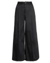 Rose A Pois Rosé A Pois Woman Pants Black Size 8 Cotton, Elastane