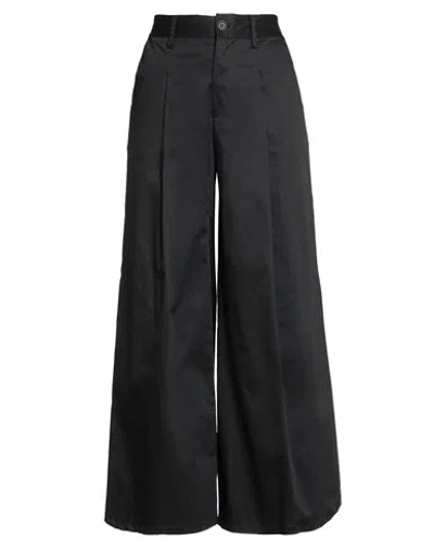 Rose A Pois Rosé A Pois Woman Pants Black Size 8 Cotton, Elastane