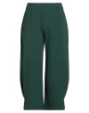 Rose A Pois Rosé A Pois Woman Pants Emerald Green Size 4 Viscose, Nylon, Elastane