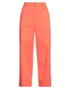 Rose A Pois Rosé A Pois Woman Pants Orange Size 10 Cotton, Elastane