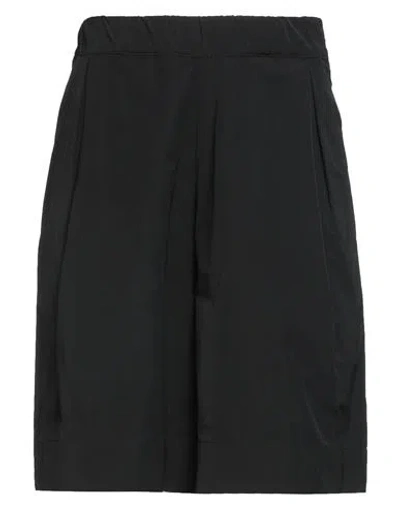 Rose A Pois Rosé A Pois Woman Shorts & Bermuda Shorts Black Size 6 Polyester