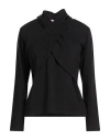 Rose A Pois Rosé A Pois Woman Top Black Size 8 Cotton, Elastane