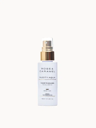 Rose And Caramel Nudity Aqua Medium Dark Facial Tanning Mist 50ml