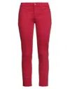 Rose & Lini Woman Jeans Garnet Size 29 Cotton, Elastane In Magenta
