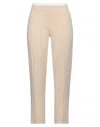 Rose & Lini Woman Pants Beige Size 8 Acetate, Viscose, Lycra
