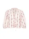 Rose & Nancy Women's Black / Pink Beatrix Pink Cord Embroidered Shirt In Multi