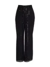 Rose & Nancy Women's Blue Aurora Sequin Trouser In Blue
