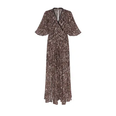Rose & Nancy Women's Brown Sienna Print Dress