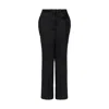 Rose & Nancy Women's Juniper Black Snake Velvet Trouser In Black