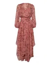 Rose & Nancy Women's Mali Pink Pretty Snake Print Maxi Dress In Pink