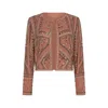 Rose & Nancy Women's Pink / Purple Briar Sequin Trophy Jacket In Pink/purple
