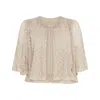 Rose & Nancy Women's White Anna Cape Top In White
