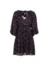 Rose & Nancy Women's Willow Black Mini Dress In Black